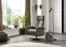 TV-Sessel - Größe M, inkl. Relaxfunktion, Stoff, Grün