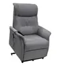 TV-Sessel MARCIO - Aufstehhilfe, Relaxfunktion, Stoff, Hellgrau