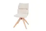 Stuhl MAROU - drehbar, Stoff, Beige