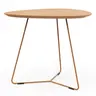 Ecktisch Fano - LBH ca. 59x50x50 cm, Fenix, Beige