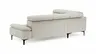 Ecksofa Felipa - Ecke links mit 2,5-Sitzer inkl. Kopfteil verstellbar, Stoff, Natur