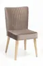 Stuhl - Stoff, Taupe