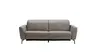 Sofa Tulsa KV - 3-Sitzer, inkl. Sitzvorzug (motorisch) und Kopfteilverstellung, Leder, Graubeige