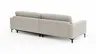 Ecksofa Oviedo - 1,5-Sitzer mit Longchair rechts inkl. Relaxfunktion (motorisch), Stoff, Natur