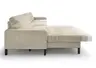 Ecksofa CALM MOVE 2.0 - Longchair links mit 2,5-Sitzer, Schlaffunktion, Feincord, Sand