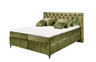 Boxspringbett - Liegefläche ca. 180x200 cm, Stoff Olive