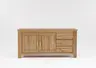 Sideboard - Wildeiche teilmassiv