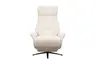 Sessel Liam - Relaxfunktion, Stoff, Ecru