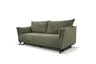 Schlafsofa - 2-Sitzer inkl. Liftfunktion, Stoff, Grün
