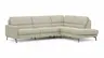 Ecksofa Valera - 3-Sitzer mit Ecke rechts inkl. Rückenlehne verstellbar, Stoff, Limone