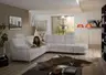 Sofa - 2,5 Sitzer mit Ecke rechts, Stoff, Weiß