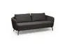 Sofa CARLLOTA - 3-Sitzer, Stoff, Espresso