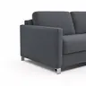 Sofa Nuoro - 2,5-Sitzer inkl. Schlaffunktion, Armlehne schmal, Stoff, Eisblau