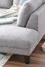 Ecksofa Oviedo - Ecke links mit 2,5-Sitzer, Stoff, Grau