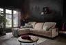 Ecksofa - CALM FLEX 2.0, Longchair links mit 3-Sitzer, Kopfteil verstellbar, Stoff, Rosa