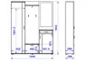 Kompaktgarderobe - Sonoma Eiche Nachbildung, Weiß