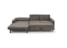 Ecksofa CALM MOVE 2.0 - Longchair links mit 2,5-Sitzer, Schlaffunktion, Feincord, Taupe
