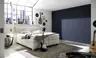 Boxspringbett HADAI- Liegefläche ca. 180x200 cm, Stoff, Creme, Bonell, Inkl. Topper