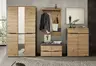 Garderobenschrank - Eiche Dekor, Graphit
