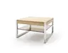 Couchtisch - LBH ca. 65x65x38 cm, Asteiche massiv