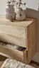 Sideboard Williston - Wildeiche bianco, Schubkastenfront sandgestrahlt