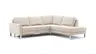 Ecksofa Anna - 2,5-Sitzer mit Ecke rechts inkl. Relaxfunktion (motorisch), Stoff, Beige
