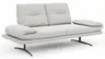 Sofa Lucero 2.0 - 2-Sitzer inkl. Drehsitz, Rollout-Armlehne und Sitztiefe verstellbar, Stoff, Offwhite