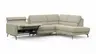 Ecksofa Valera - 3-Sitzer mit Ecke rechts inkl. Rückenlehne verstellbar und Relaxfunktion motorisch, Stoff, Limone