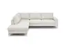 Ecksofa CALM 2.0 - Ecke links mit 2,5-Sitzer, Schlaffunktion mit Bettkasten, Stoff, Natur