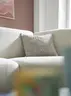 Ecksofa Leona - 2,5-Sitzer mit Ecke rechts, Stoff, Creme