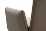 Armlehnstuhl MARCELLA - drehbar, Leder, Latte