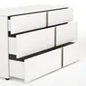 Kommode Loretto - BHT ca. 127x70x51 cm, Lack matt, Weiß