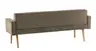 Polsterbank - Breite ca. 220 cm, Stoff, Olivgrün