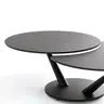 Couchtisch Spessa - LB ca. 128x80 cm, drehbar, Keramik, Anthrazit