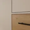  Drehtürenschrank FATHIE- B ca. 144 cm, Sand, Eiche Dekor