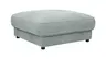 Hocker Juni - LB ca. 90x90 cm, Cord, Hellblau