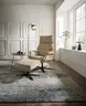 Hocker Perano - Wildeiche hell, Leder, Beige