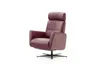 Relaxsessel Konstantin - Größe M, Relaxfunktion, Leder, Bordeaux