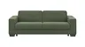 Sofa Nuoro - 3-Sitzer inkl. Schlaffunktion, Stoff, Olivgrün
