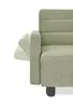 Faltsofa Easy - 2-Sitzer, ca. 140 cm inkl. Schlaffunktion/Armlehne verstellbar, Stoff, Grün