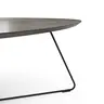 Couchtisch Fano - LBH ca. 96x86x38 cm, HPL, Graubraun