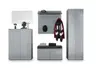 Garderobenschrank GILLIAN - B/H/T ca. 59x197x40 cm, Graphit