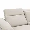 Sofa Rafaela 2.0 - 2,5-Sitzer inkl. 1x Relaxfunktion und Kopfteile verstellbar, Stoff, Champagner