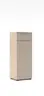 Büroschrank - B ca. 40 cm, Riva Eiche Nachbildung, Kaschmir