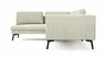 Ecksofa Helmi - Ecke links, 2,5-Sitzer, Cord, Creme