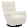 Sessel Lilaia - inkl. Dreh- und Wippfunktion, Stoff, Creme
