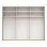 Drehtürenschrank Viana - B ca. 303cm, Lack, Anthrazit