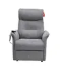 TV-Sessel MARCIO - Aufstehhilfe, Relaxfunktion, Stoff, Hellgrau