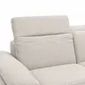 Sofa Rafaela 2.0 - 2,5-Sitzer inkl. Kopfteil verstellbar, Stoff, Champagner