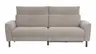 Sofa Avela - 3-Sitzer inkl. Relaxfunktion motorisch und Kopfteil verstellbar, Stoff, Bisquit